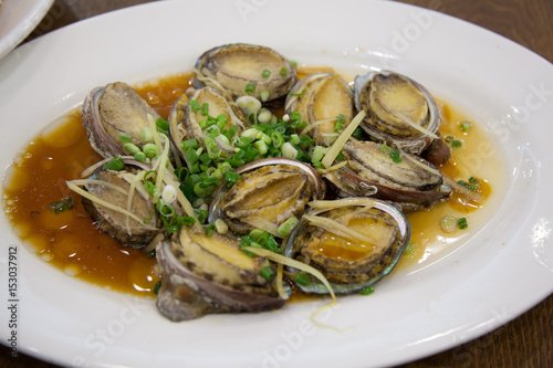 Fried abalone