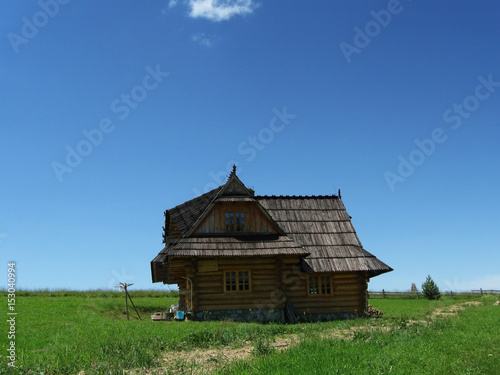 Traditional Hut in Zakopane, Tatra Mountains, Poland
