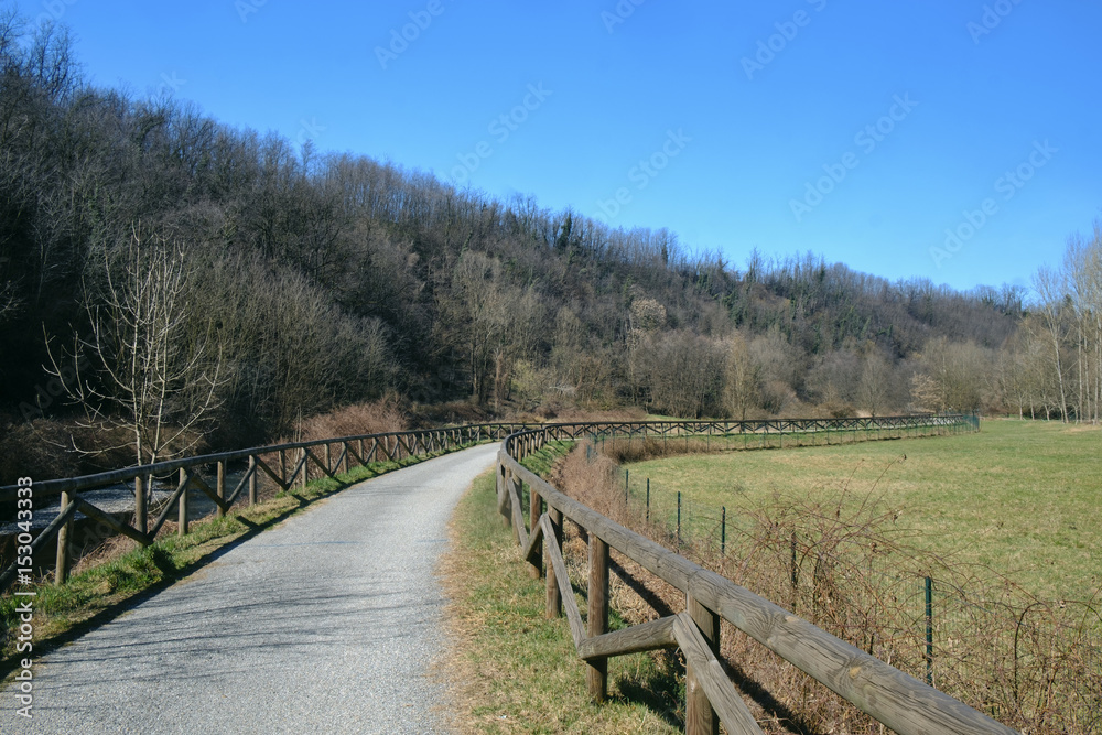 Olona valley (Italy), bicycle path