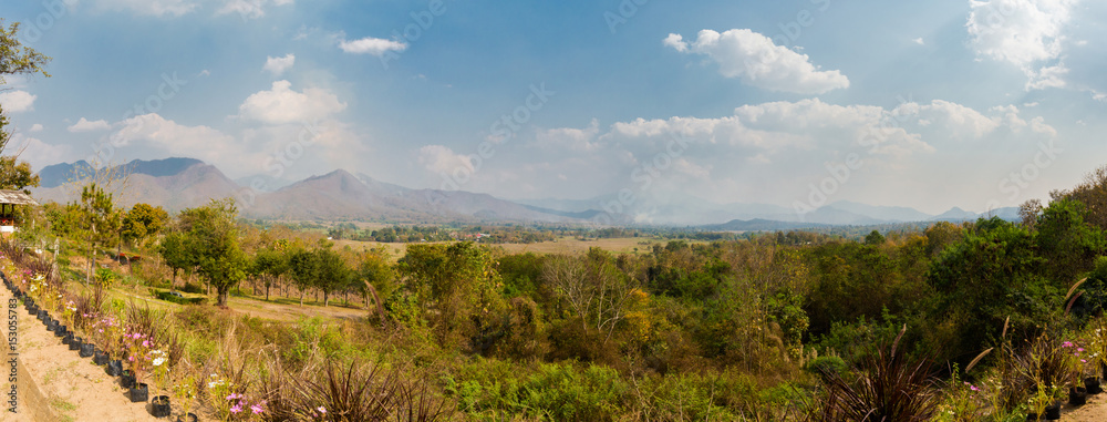 Landscape around touristic Pai village