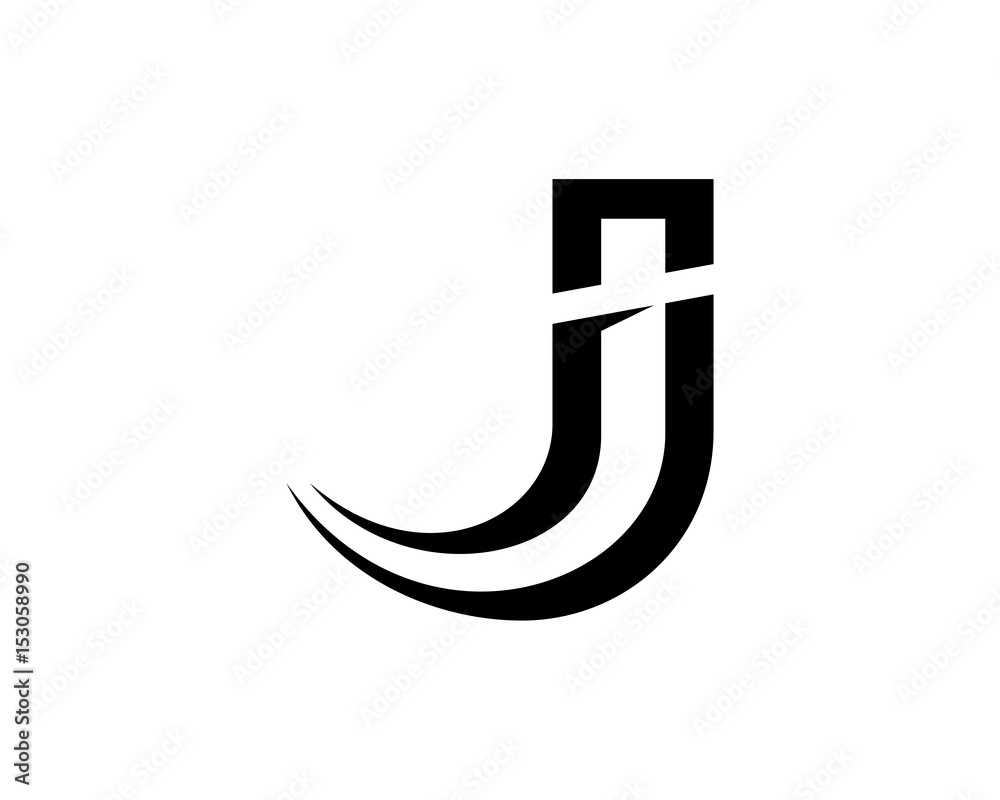 J logo black