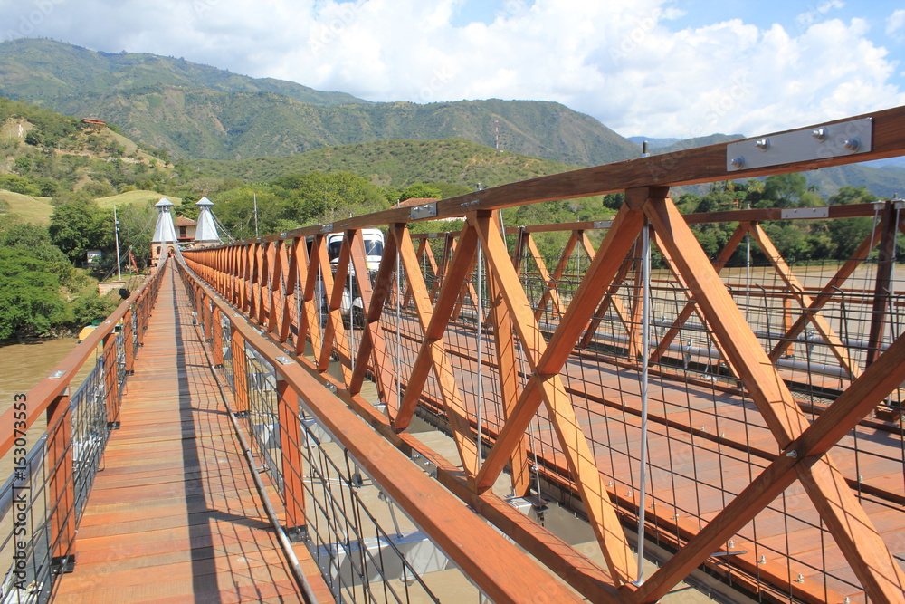 Puente de Occidente. Olaya y Santa Fe de Antioquia, Colombia. Puente de Occidente. Olaya y Santa Fe de Antioquia, Colombia.