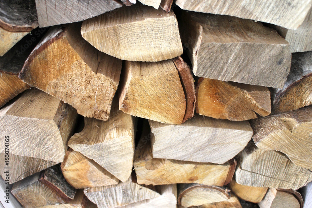 Fototapeta premium Firewood blocks