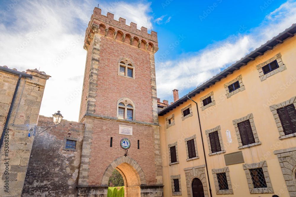 Image of bolgheri in the Etruscan coast of Tuscany in Italy homeland of Sassicaia wine