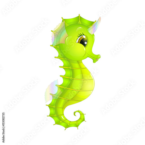 Marine unicorn, seahorse