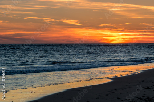 Fototapeta Naklejka Na Ścianę i Meble -  Sunset on the beach of Rota