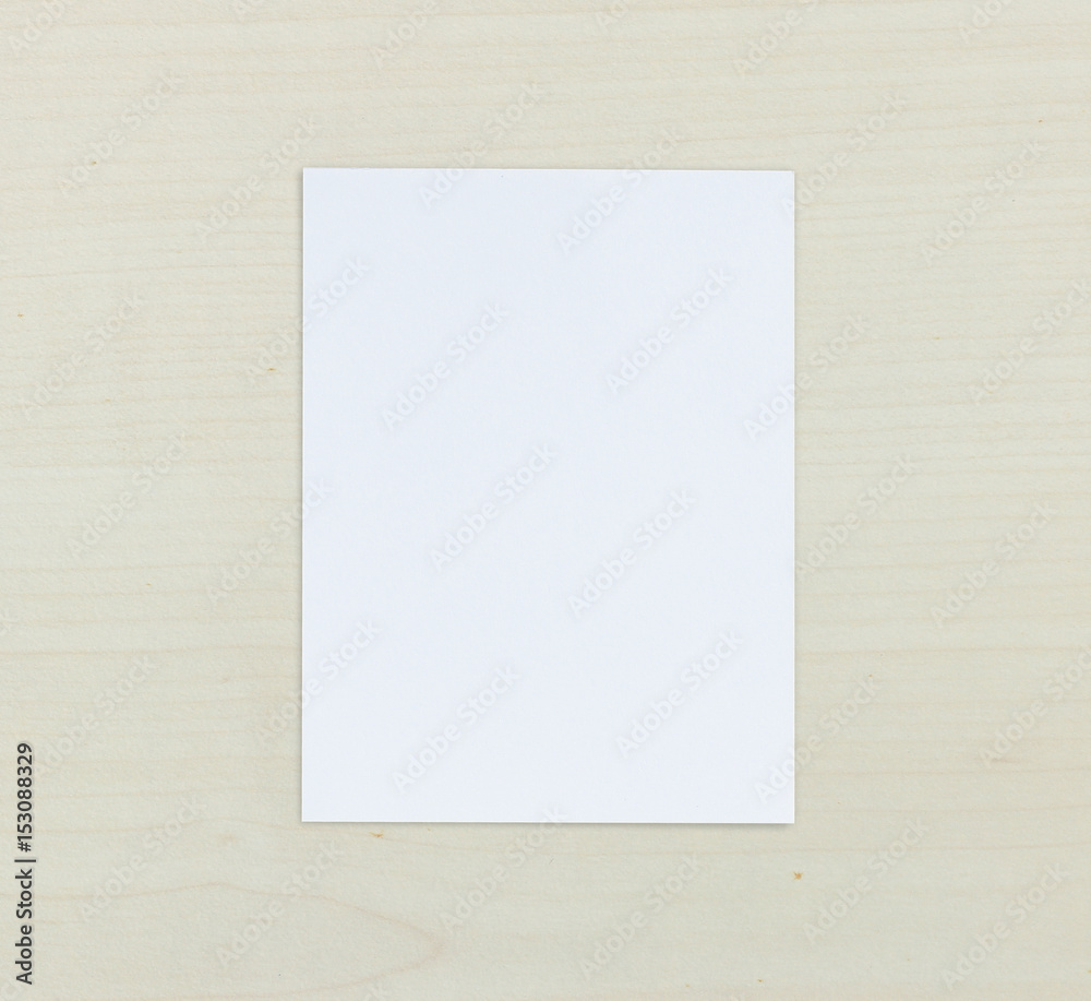 White Paper On Wood Table Of Background White Paper On Wood Table Of Background