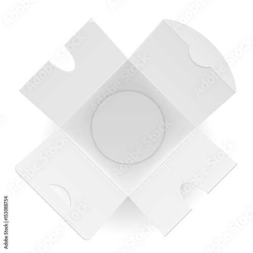 Asian, Chinese, Thai, Korean Cardboard Food Tub Box. Wok, Udon, Rice, Kimchi, Soba, Crystal, Glass Noodles. Illustration Isolated On White Background. Mock Up Template Ready For Your Design. Vector.