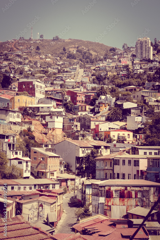 Fototapeta premium Valparaiso cityscape, Chile