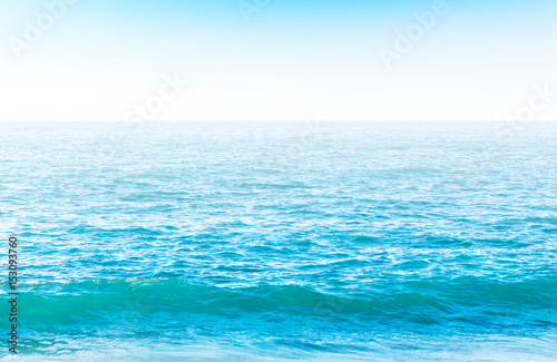 Bright blue water surface