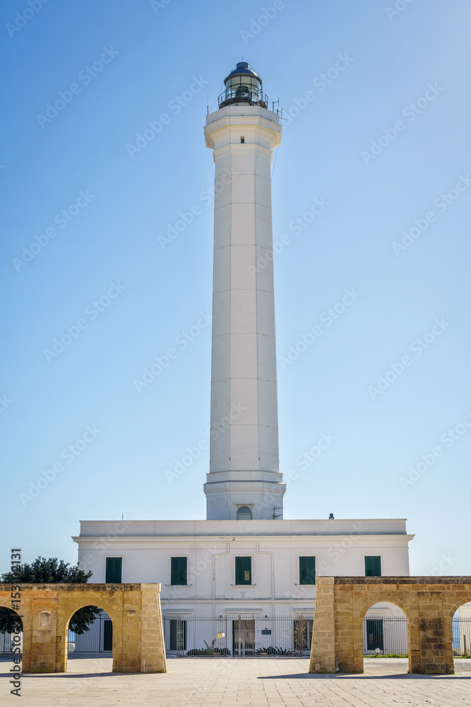 Lighthouse in Leuca di Santa Maria, Italy