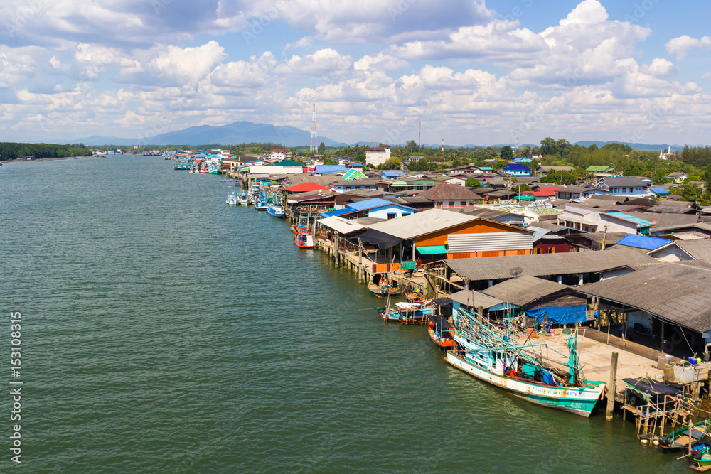 fishing village in Thailand
