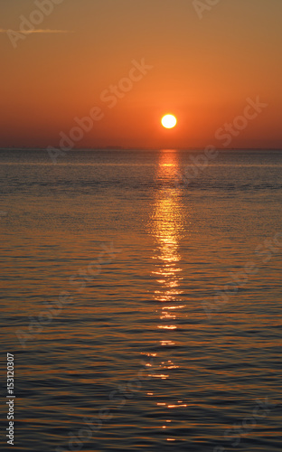 Gorgeous Sunrise over Tampa Bay in Florida.