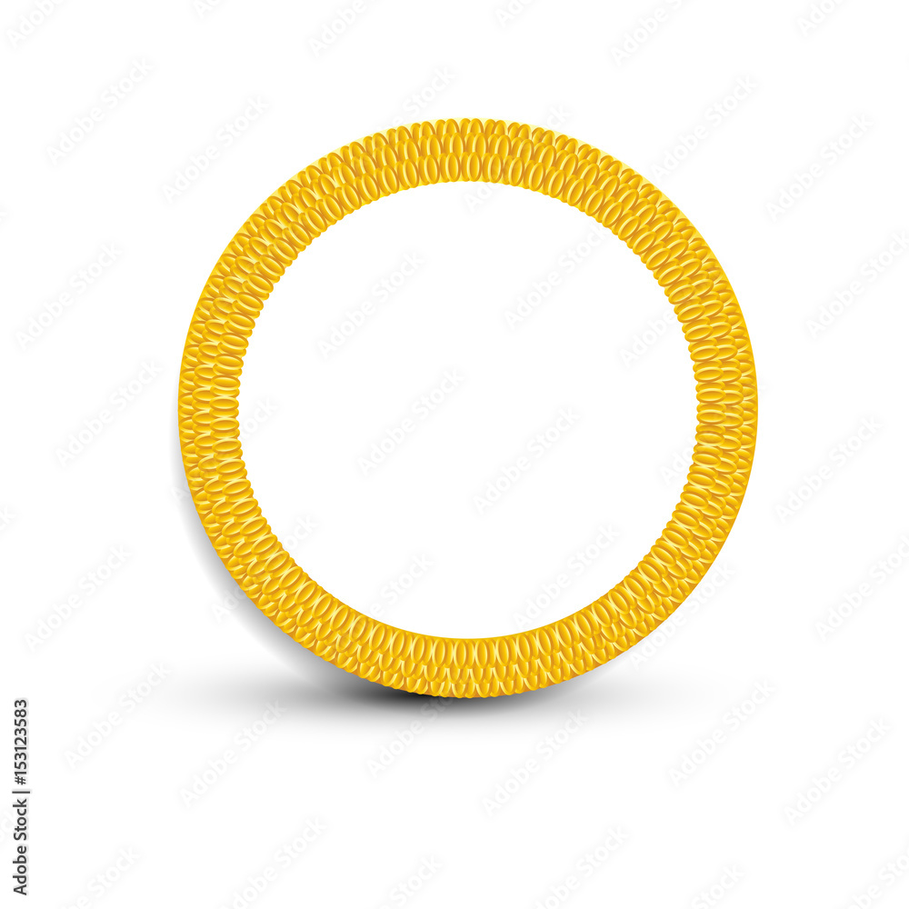 gold ring on white background isolated object abstract gold ring on white background isolated object abstract