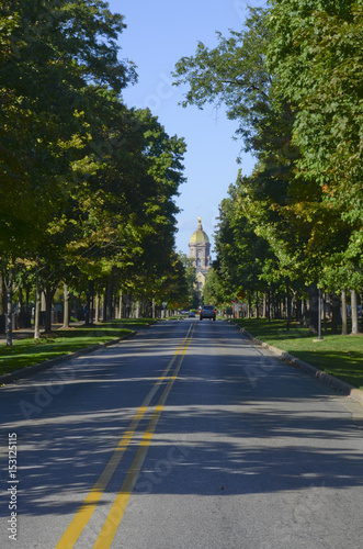 Entrance to the University of Notre Dame