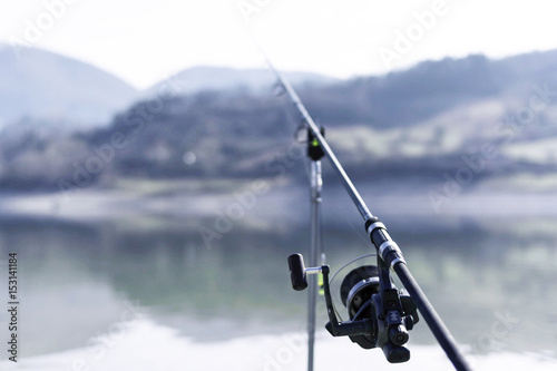 Fishing rod with reel, Italy