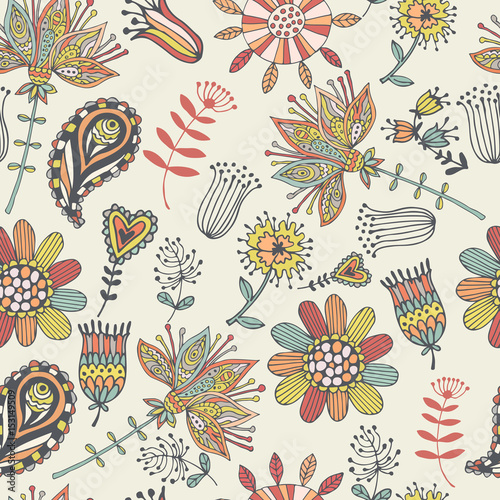 seamless floral pattern.