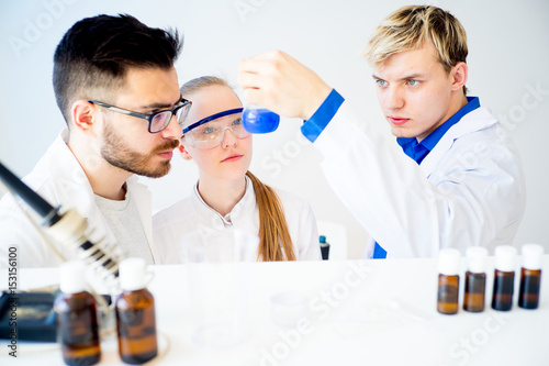 Scientists at laboratory