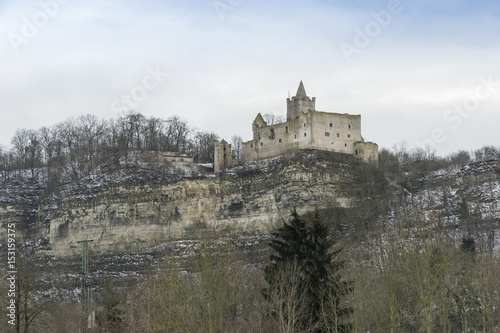 Blick auf Burgen  Saale  3