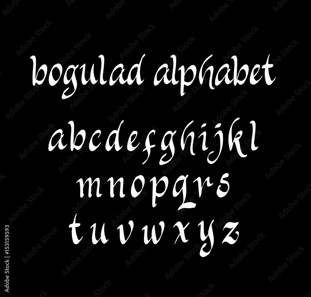 Bogulad vector alphabet lowercase characters. Good use for logotype, cover title, poster title, letterhead, body text, or any design you want. Easy to use, edit or change color. Bogulad vector alphabet lowercase characters. Good use for logotype, cover title, poster title, letterhead, body text, or any design you want. Easy to use, edit or change color.