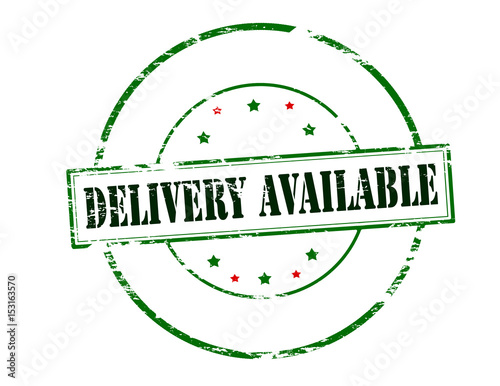 Delivery available photo