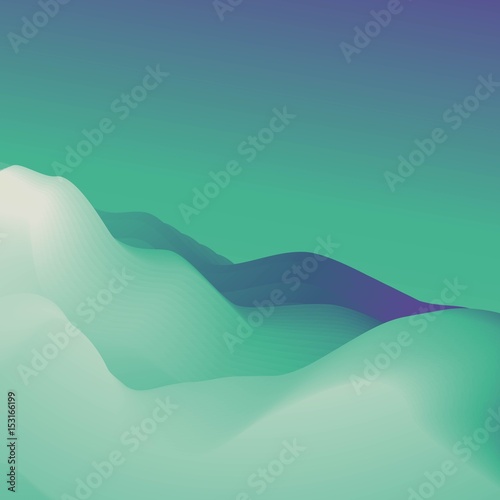 Colorful holographic background. Vector fluid motion effect.
