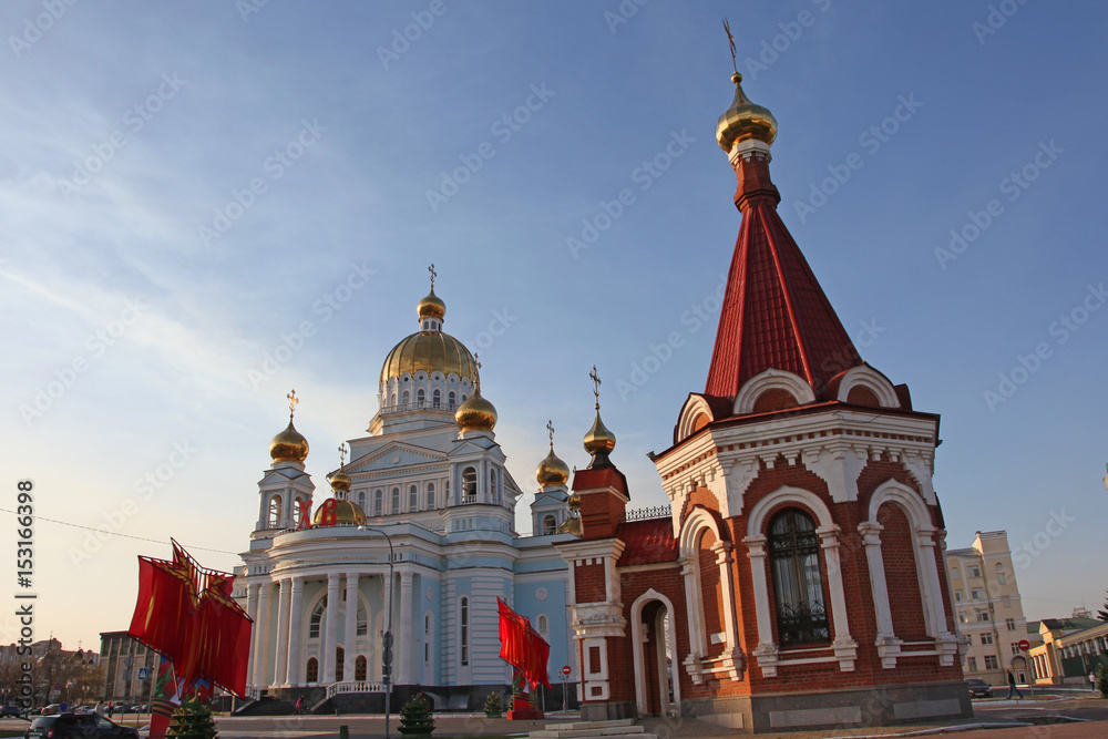 Russia. Mordovia. Saransk. The Cathedral of St Warrior Fedor Ushakov