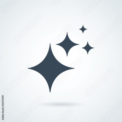 Shine. icon isolated sign symbol and flat style for app  web and digital design.