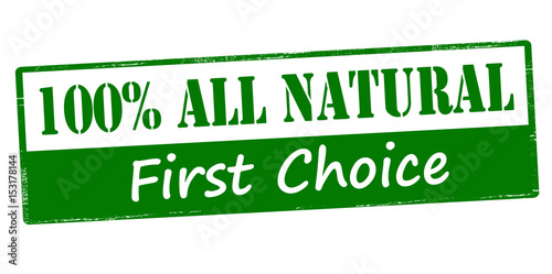 One hundred percent all natural
