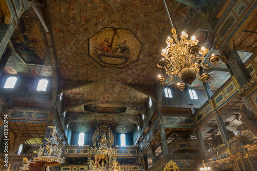 Rich in gold, sculptures and paintings, Baroque interiors of the Protestant church in Swidnica. It is one of the so-called peace churches inscribed on the UNESCO World Heritage List.