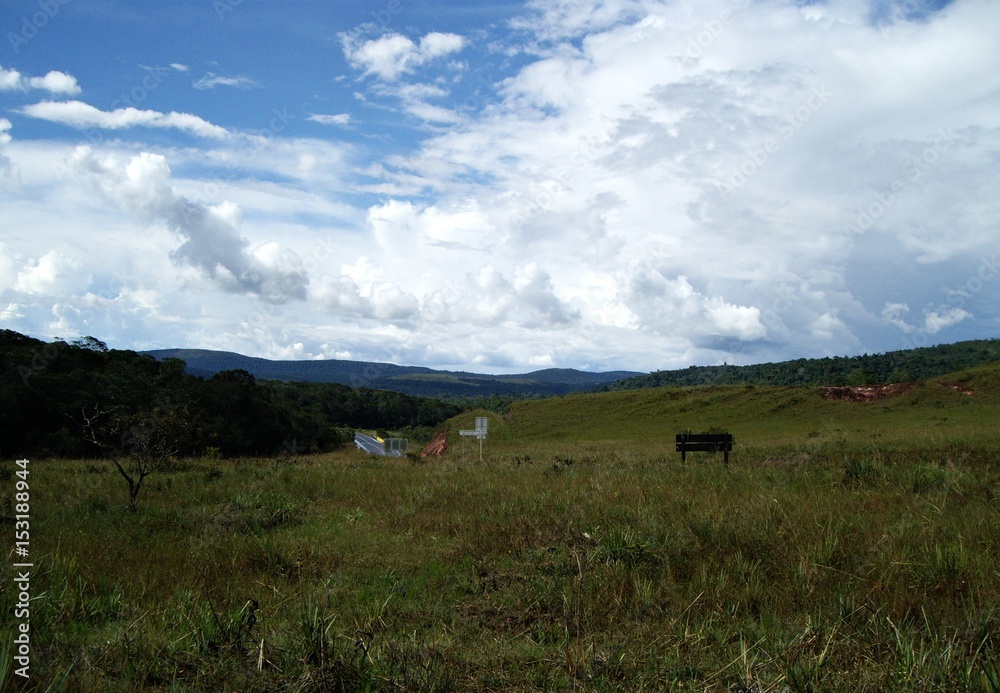 Obraz premium cielo y montaña