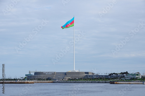 Baku state flag square