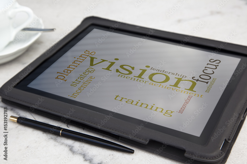 tablet with vision word cloud tablet with vision word cloud