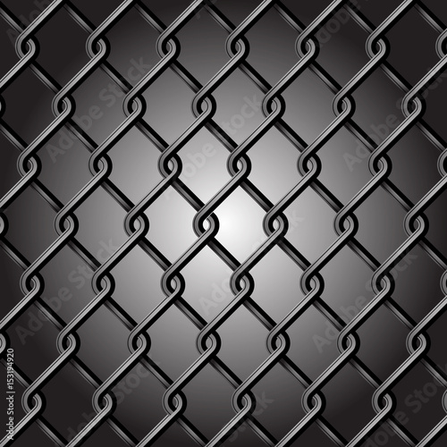  Chain Fence Vector 