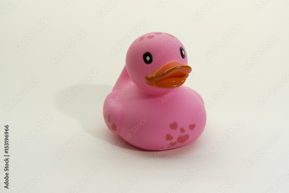violet rubber duck, isolated on a white background. Children bath toy rubber ducky, close up.. violet rubber duck, isolated on a white background. Children bath toy rubber ducky, close up..
