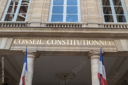 Paris - Le Conseil constitutionnel