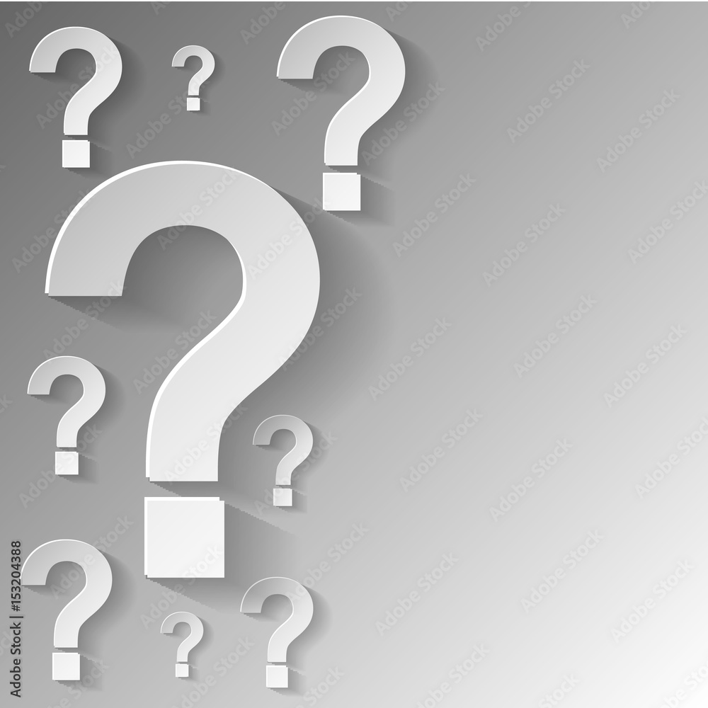 Random question marks on grey background. Vector illustration. Random question marks on grey background. Vector illustration.