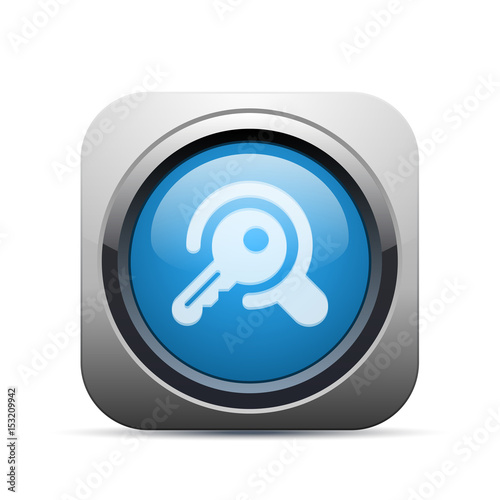 Square Push-Button - Vector