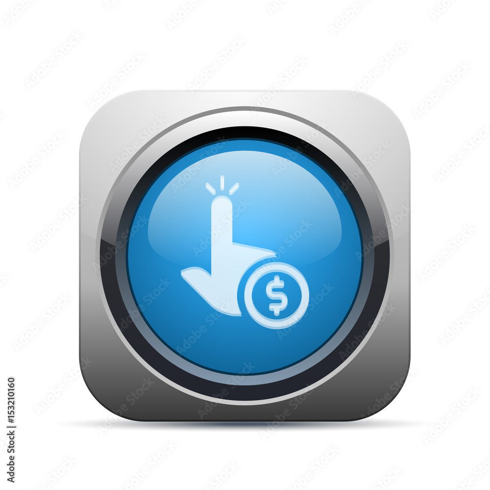 Square Push-Button - Vector Square Push-Button - Vector