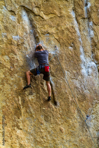 Male rock climber © KEITH