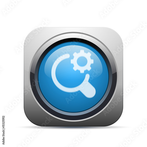 Square Push-Button -Vector