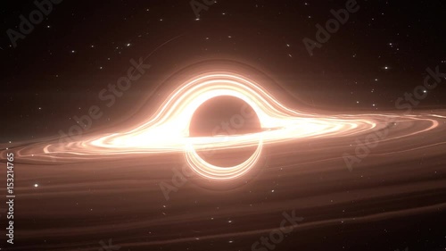 the black hole with accretion disk (close up)