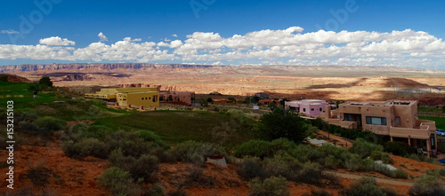 Landschaft im Westen der USA bei Page in Utah am Lake Powell