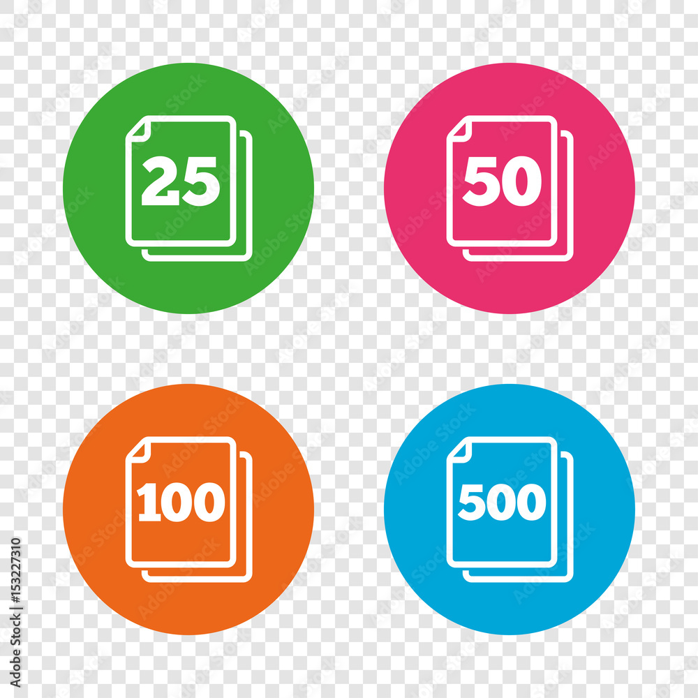 In pack sheets icons. Quantity per package. In pack sheets icons. Quantity per package.