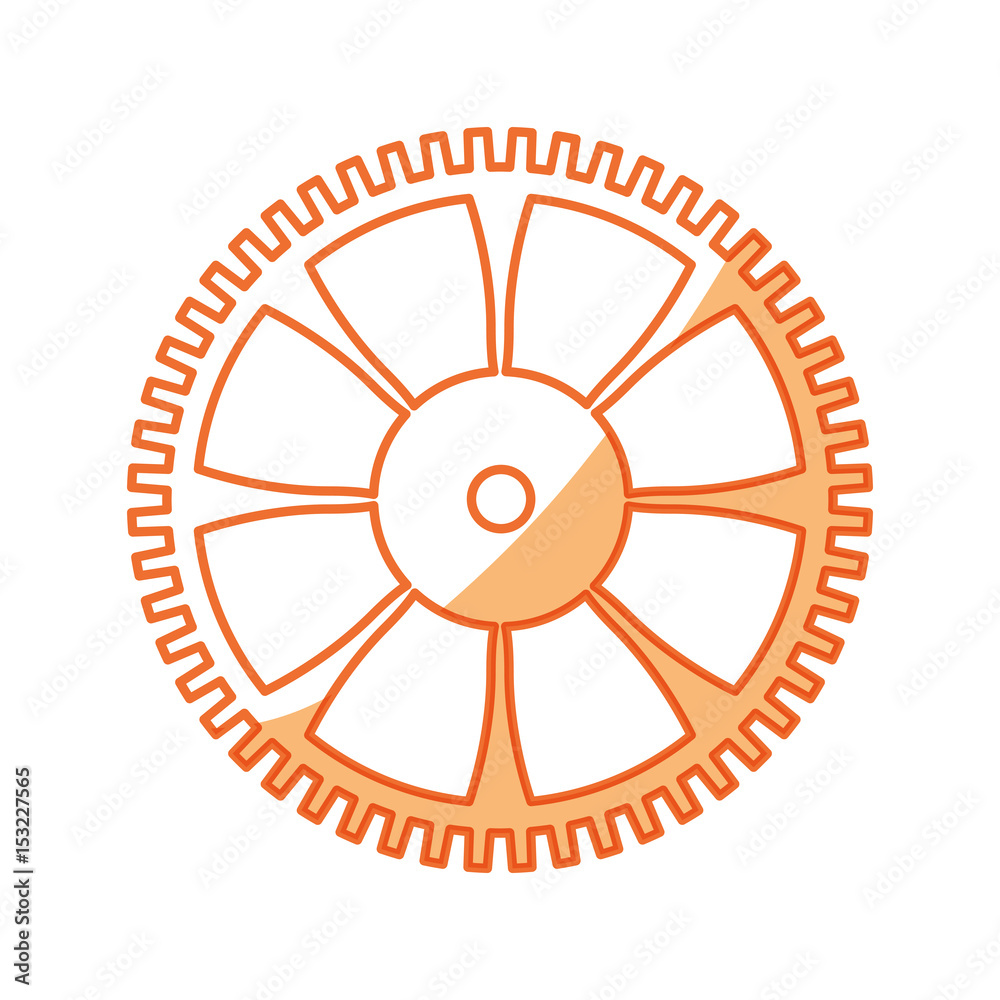 Gear machinery piece icon vector illustration graphic design Gear machinery piece icon vector illustration graphic design