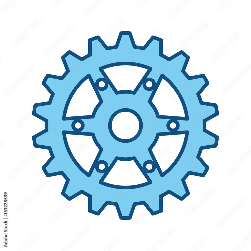 Gear machinery piece icon vector illustration graphic design Gear machinery piece icon vector illustration graphic design