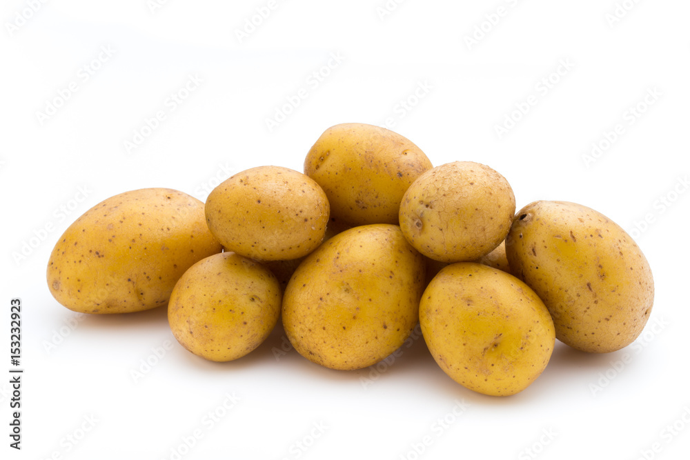 Raw potato isolated on white background. Raw potato isolated on white background.