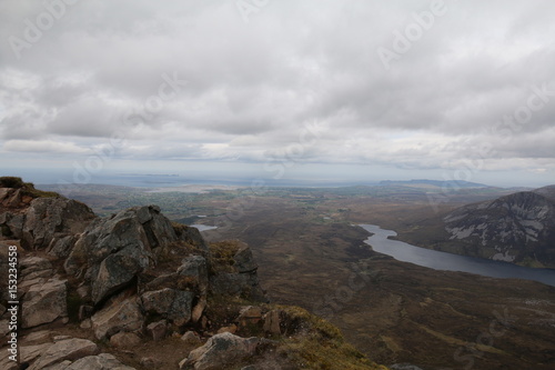 Northerly view from Mt Errigal  photo
