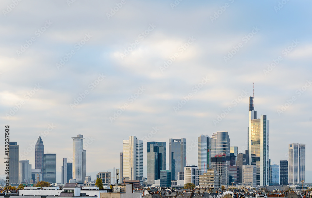 Obraz premium Frankfurt am Main skyline
