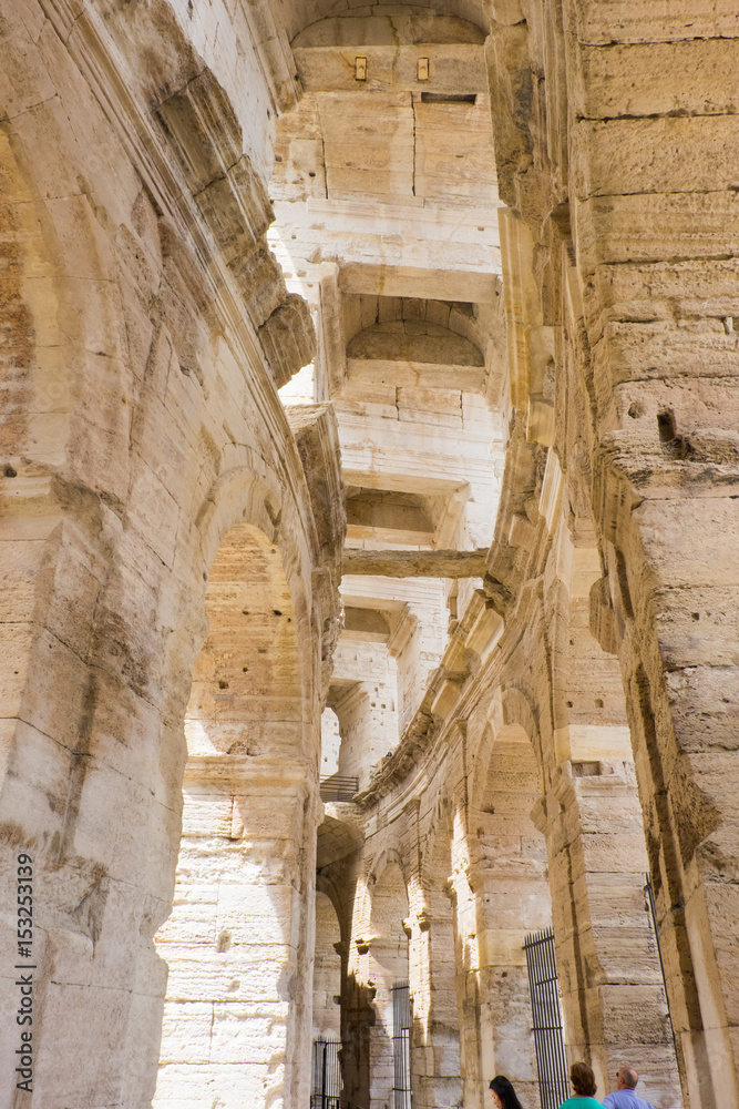 France, Arles, Roman Amphitheater.